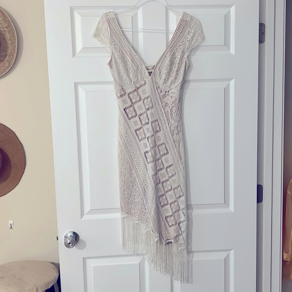 MODA international Acetate knit dress